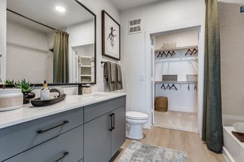 Custom carpet in bedrooms and closets